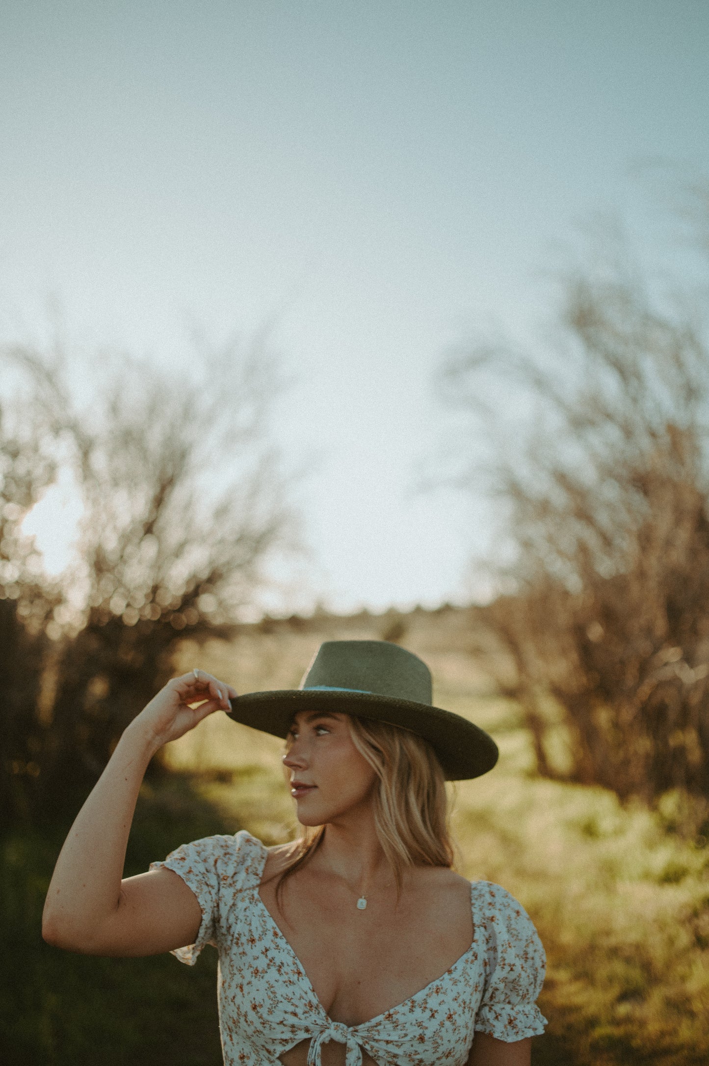 Plain Jane Hat in Olive