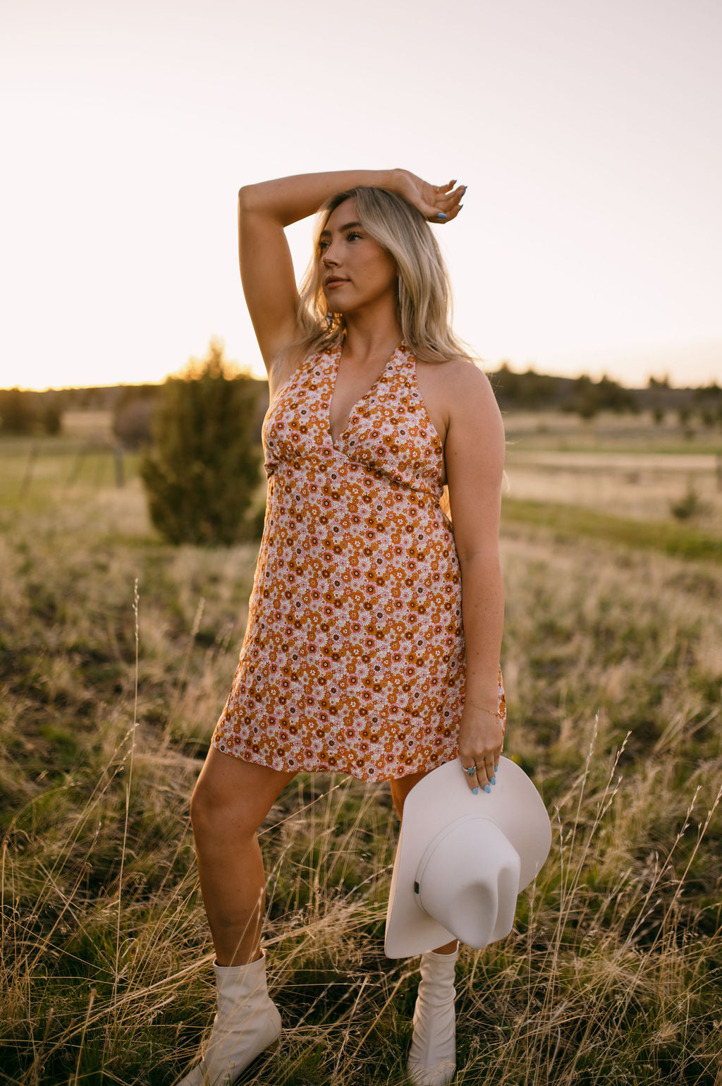 Daisy Halter Dress