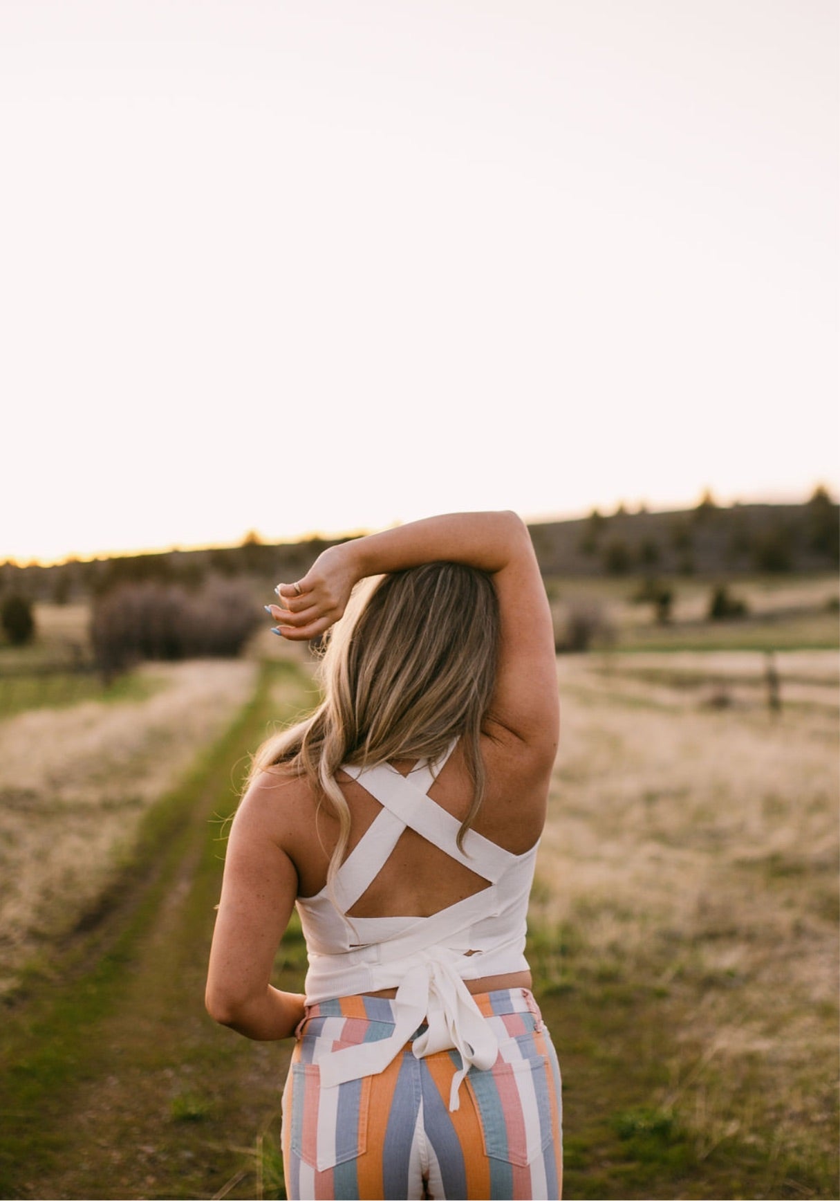 White Knit Tank