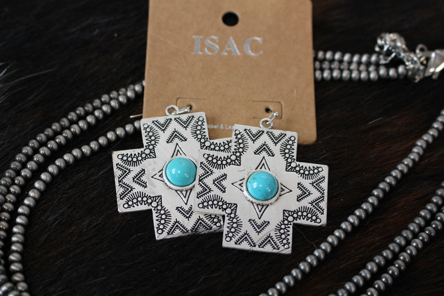 Western Turquoise Earrings