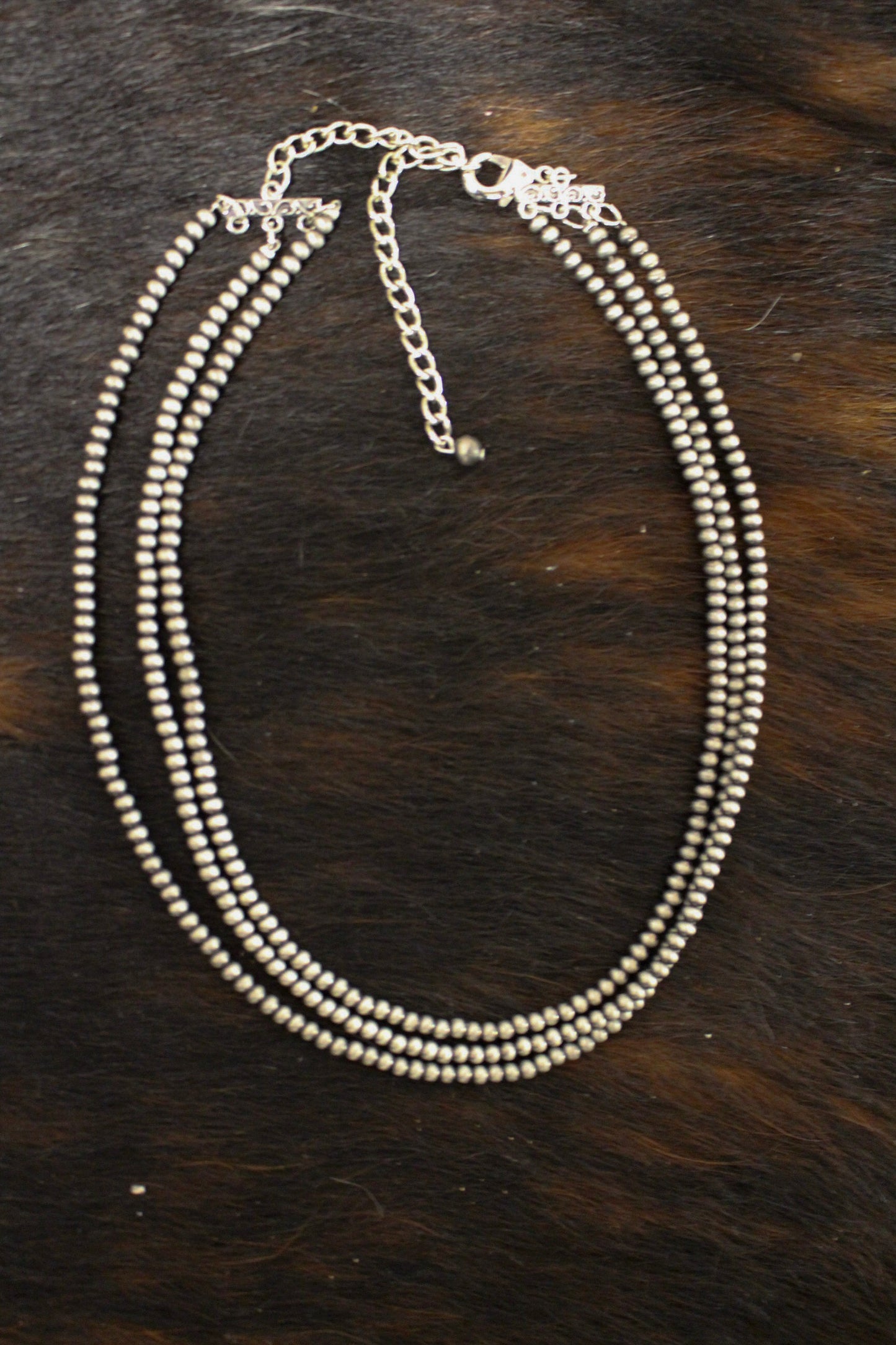 17" Layered Navajo Pearl Necklace